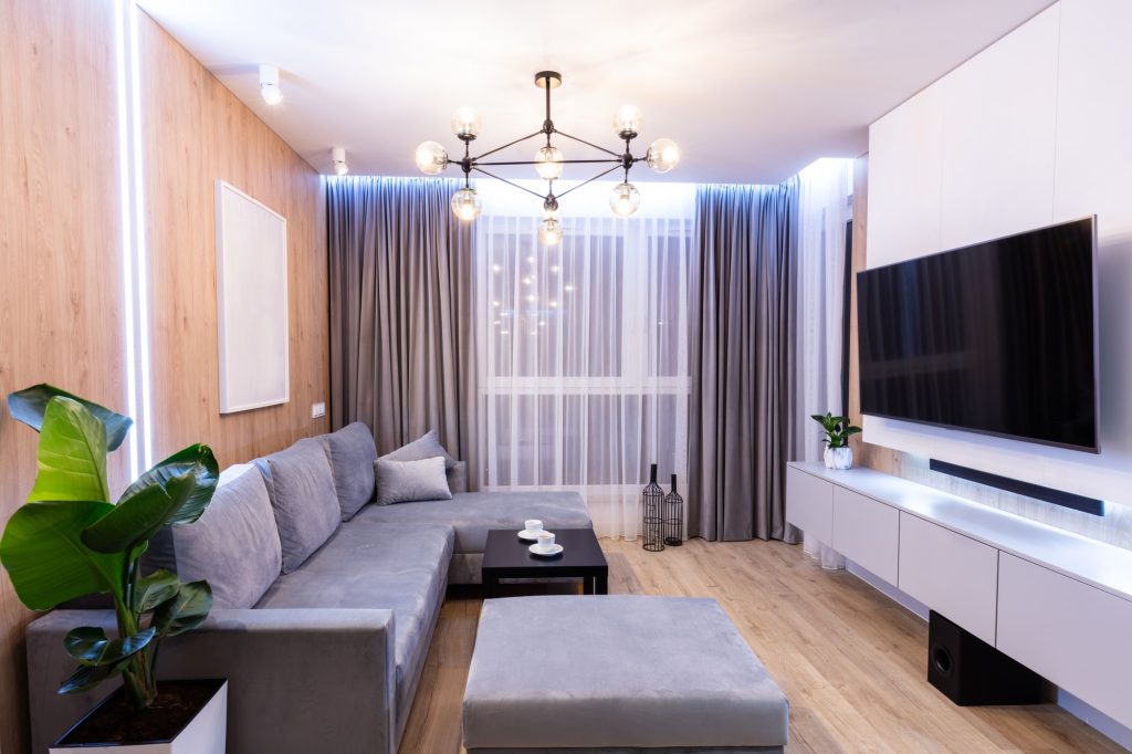 Small apartment design living room
