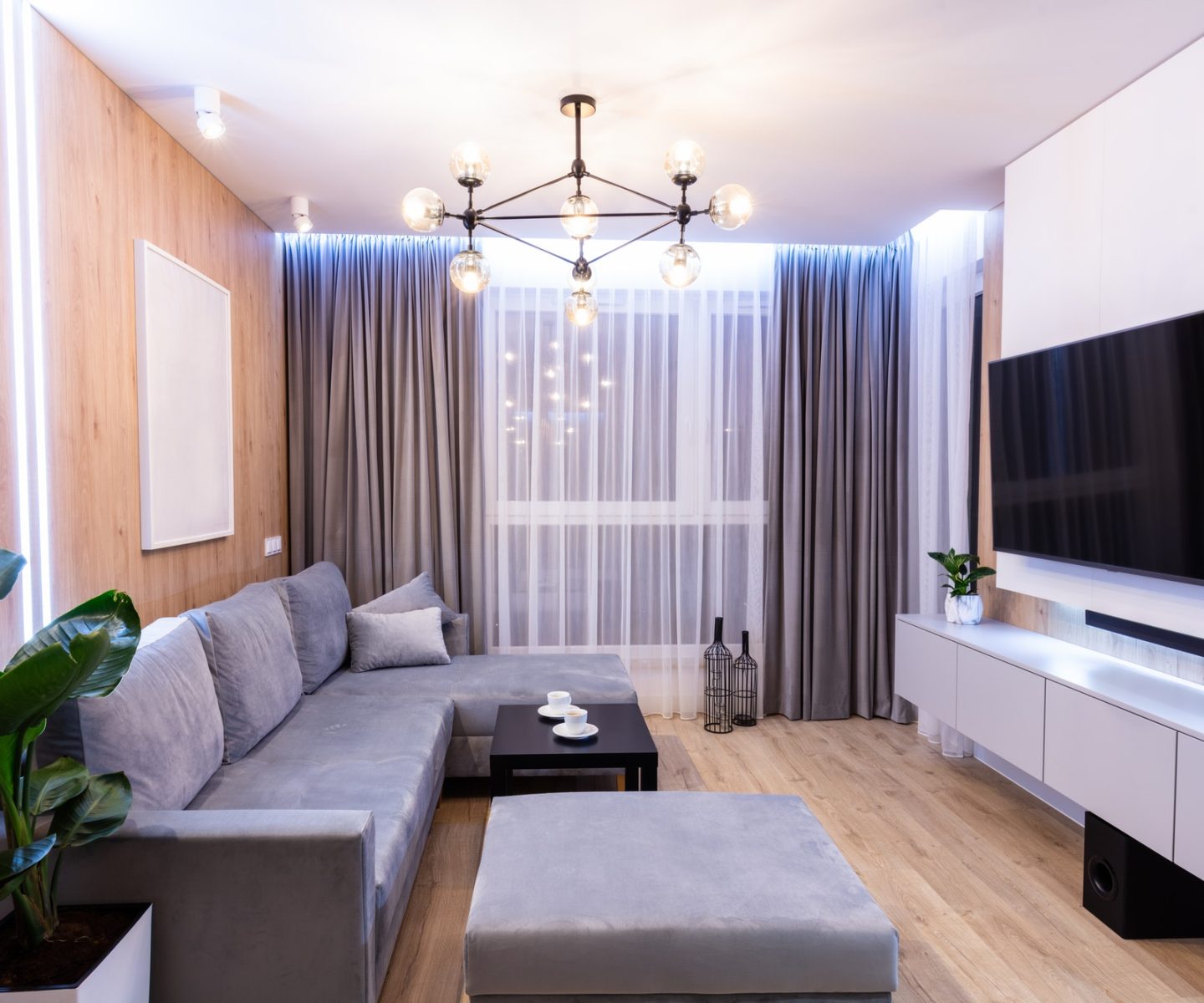 Small apartment design living room